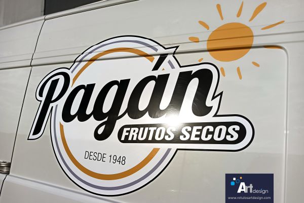 vinilo para furgoneta rotulación de vehículos rótulos luminosos Art Design Murcia